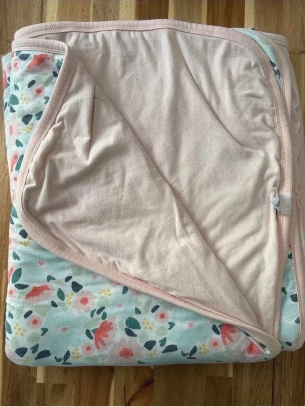 Copper Pearl Floral Pink Jumbo 3 Layer Quilt